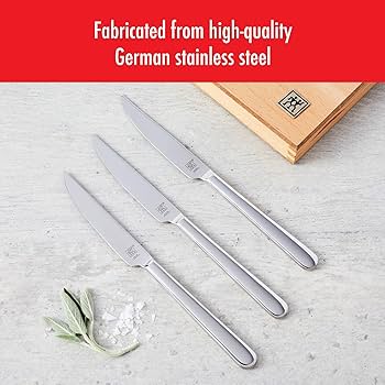 ZWILLING J.A. HENCKELS STEAK KNIFE一式 Amazon.com: ZWILLING 4-pc Serrated Steak Knife Set